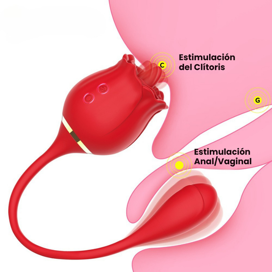 BloomPulse – Vibrador Rosa con Lengüeta